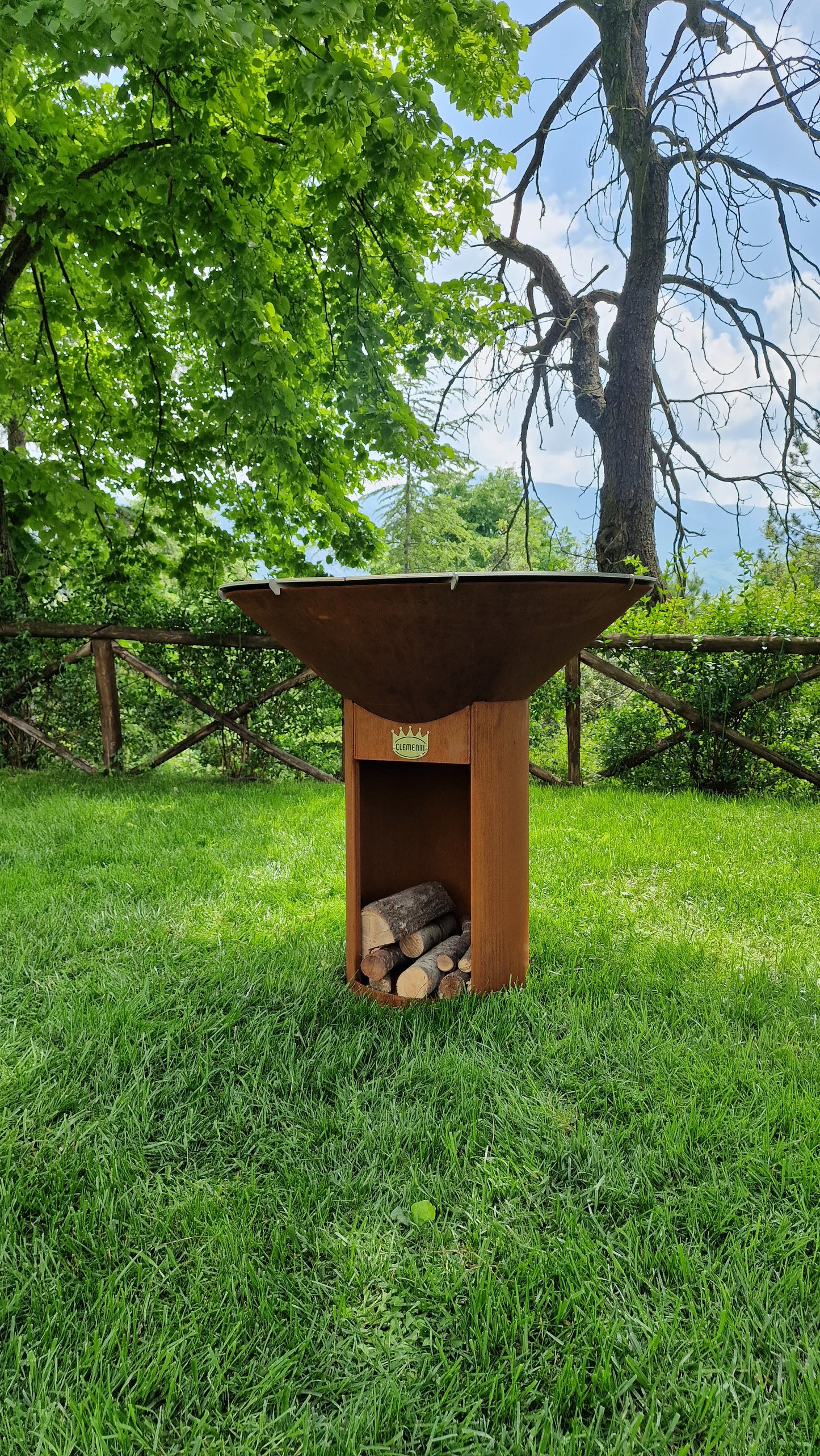 Wood-Fired Outdoor Cooker