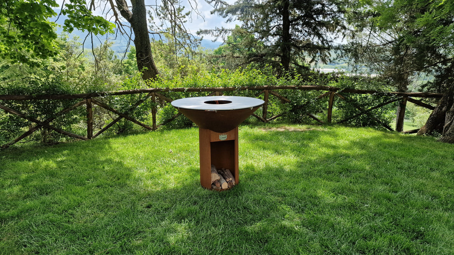 Wood-Fired Outdoor Cooker