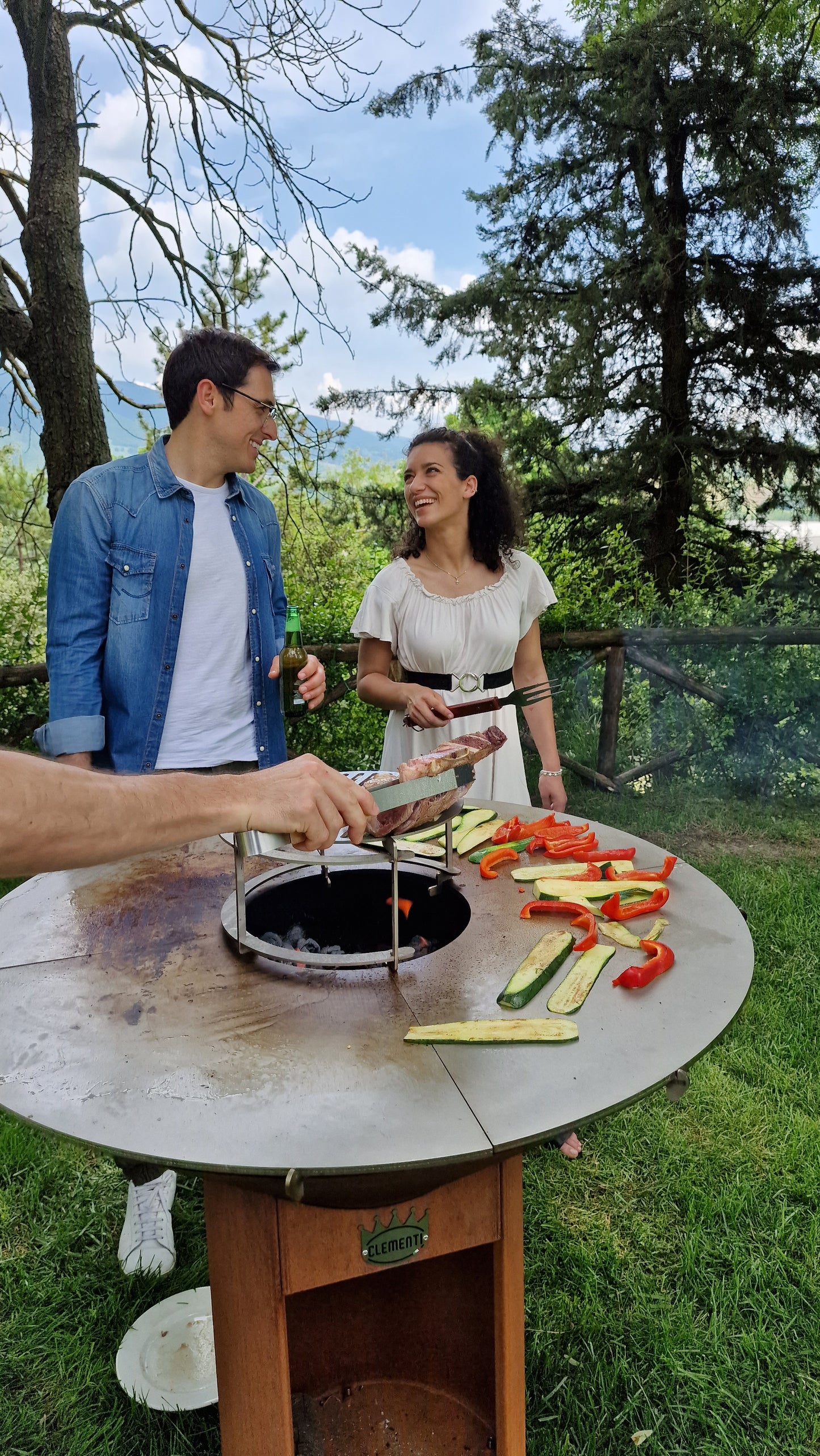 Wood-Fired Outdoor Cooker