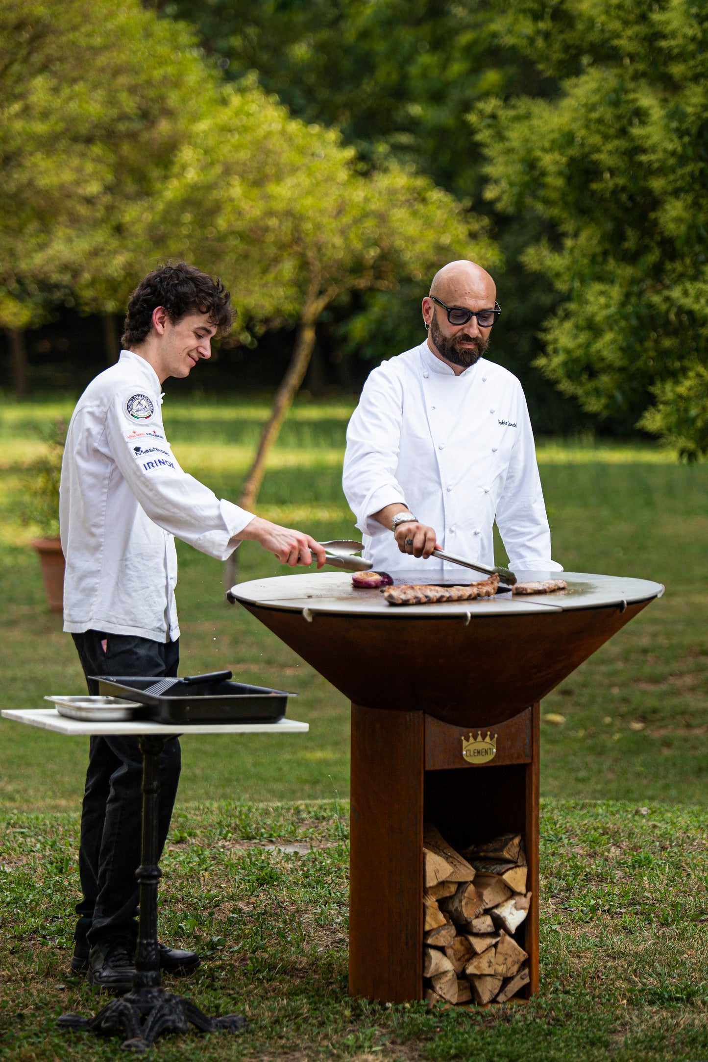 Wood-Fired Outdoor Cooker
