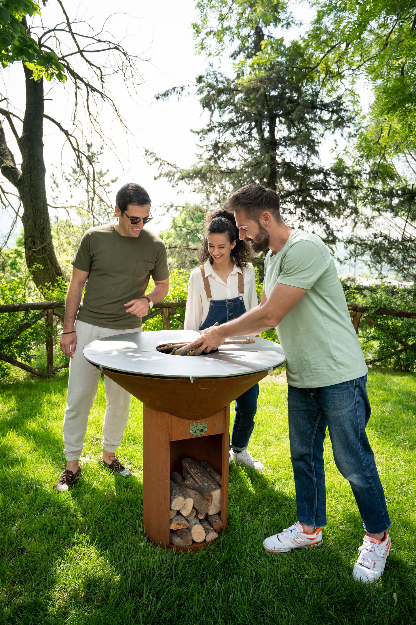 Wood-Fired Outdoor Cooker