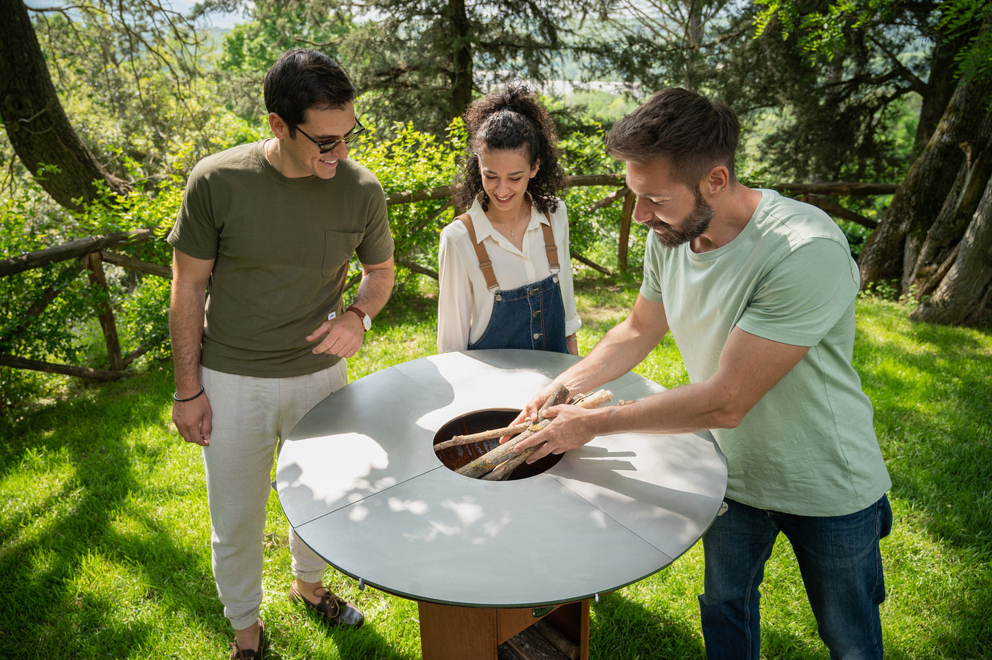 Wood-Fired Outdoor Cooker