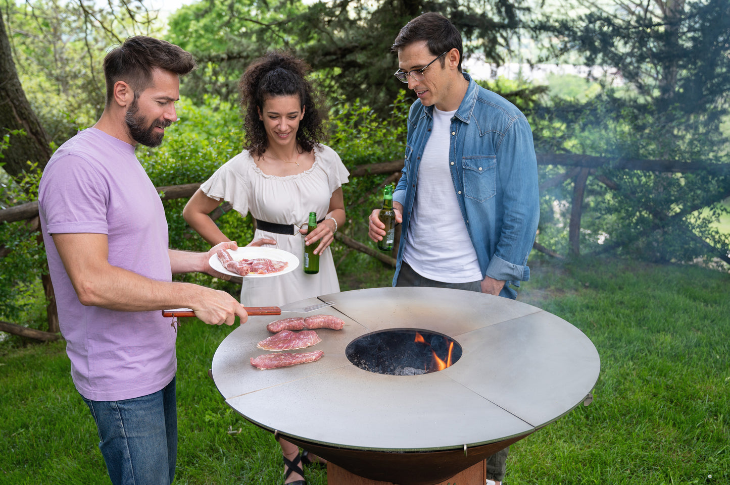 Wood-Fired Outdoor Cooker
