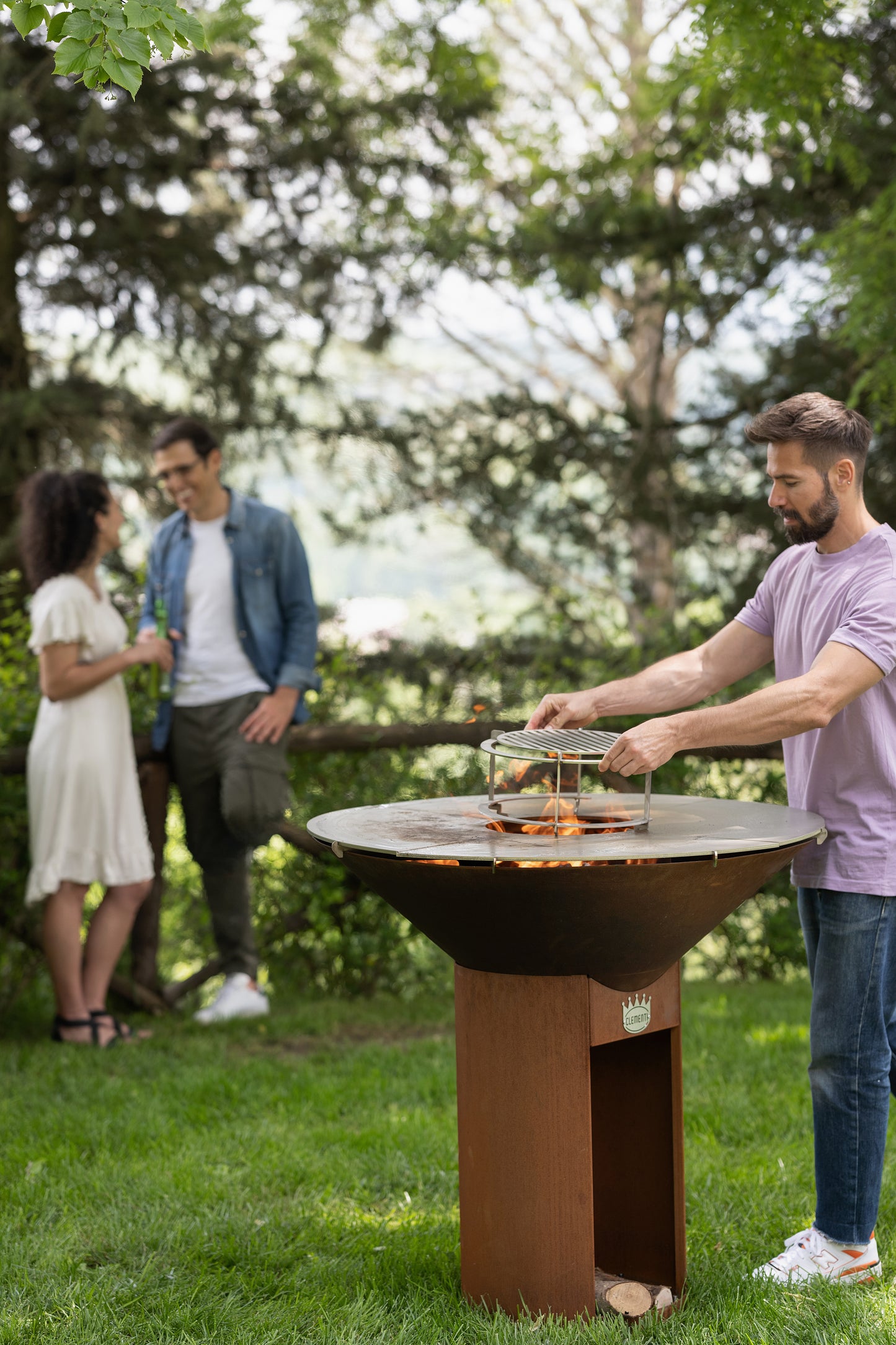 Wood-Fired Outdoor Cooker