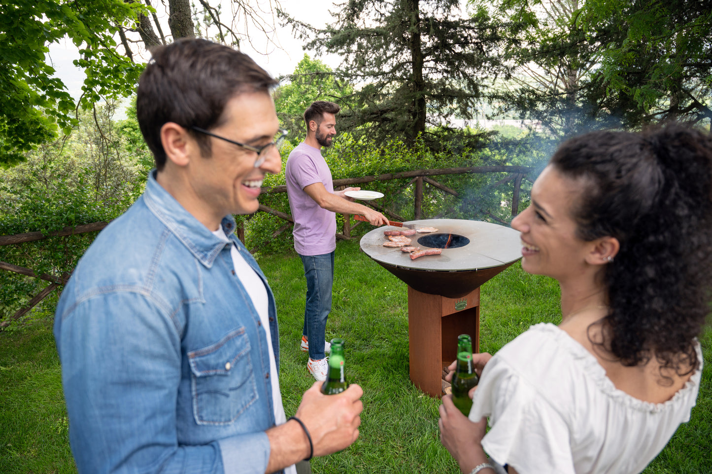 Wood-Fired Outdoor Cooker