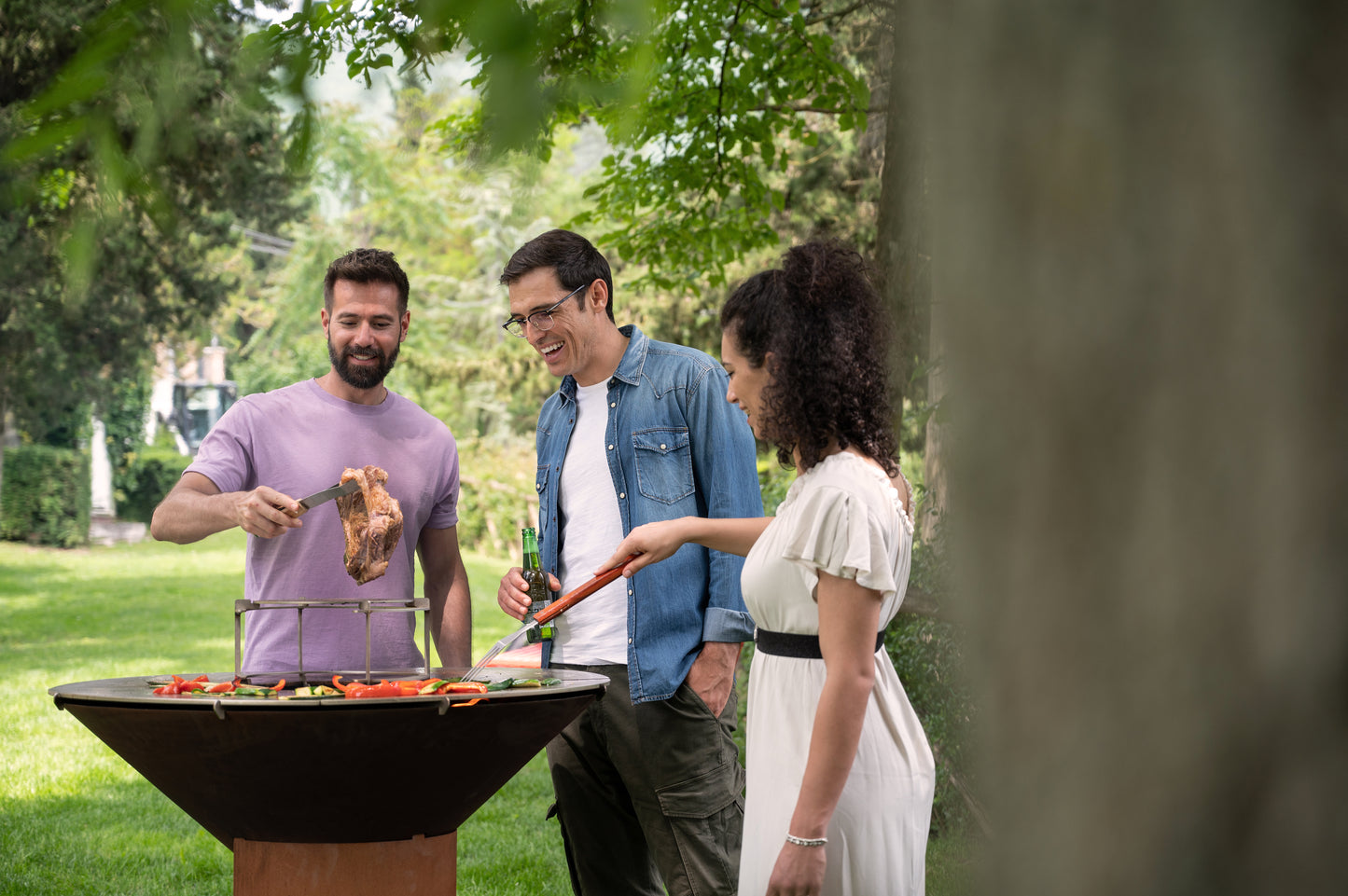 Wood-Fired Outdoor Cooker
